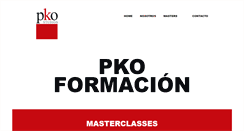 Desktop Screenshot of pkoformacion.com